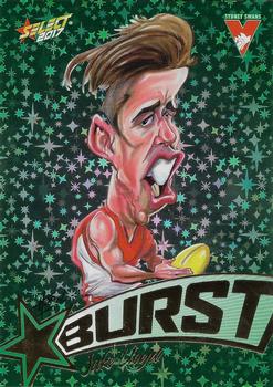 2017 Select Footy Stars - Starburst Caricatures #SB63 Jake Lloyd Front